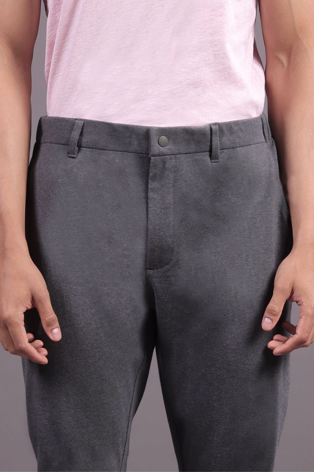 Casual Chino Shorts (Charcoal Melange)