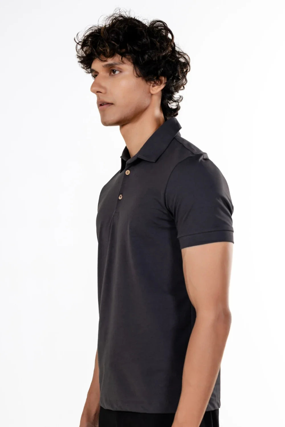 Sorona™ Polo (Coal Grey)