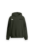 Reckless Printed Oversized Green Hoodie Main Character