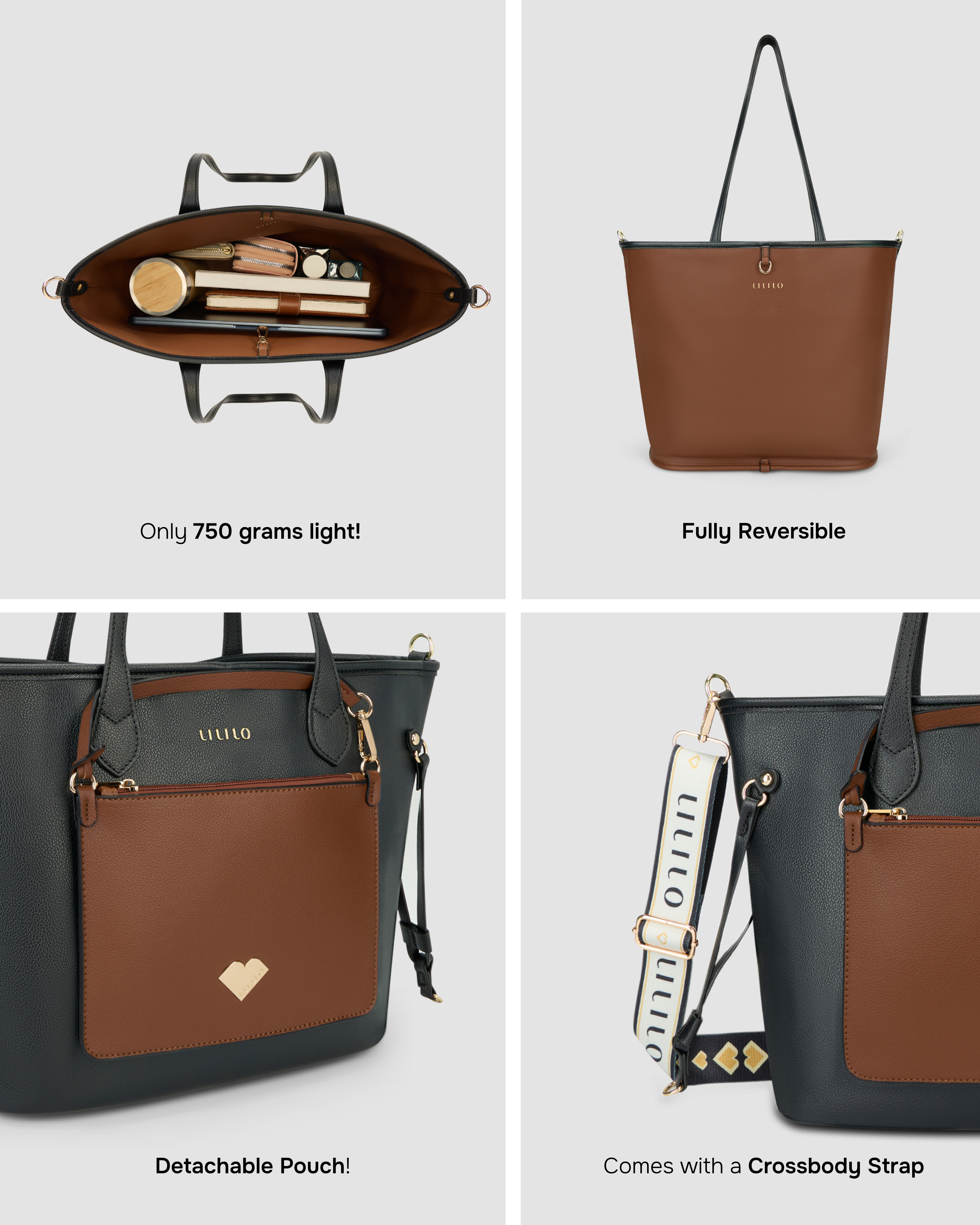 Two Faced Reversible Tote Bag - 2.0 Lililo