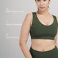 U-Neck Active Bra (Sage Green)