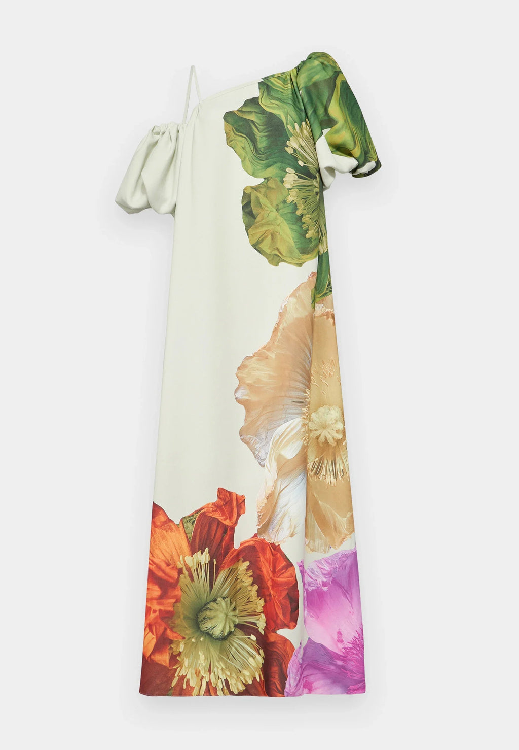 Floral Abstract Print Maxi Gown De Novoo