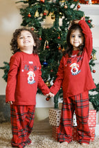 Red Nose Reindeer Pajama Set Nap Chief