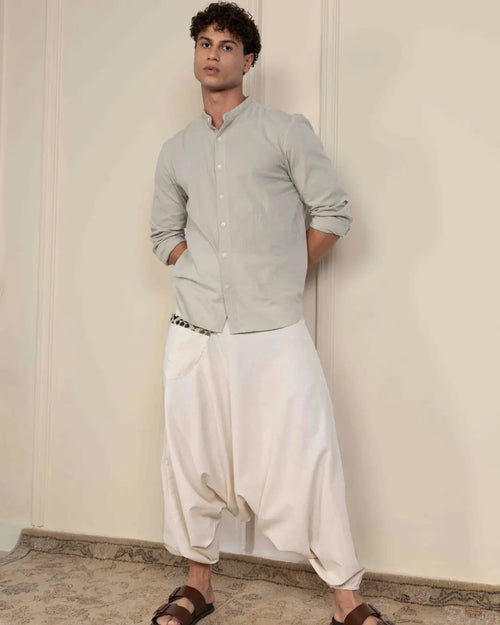 Aladdin Low Crotch Harem Pants House of Pure Eco