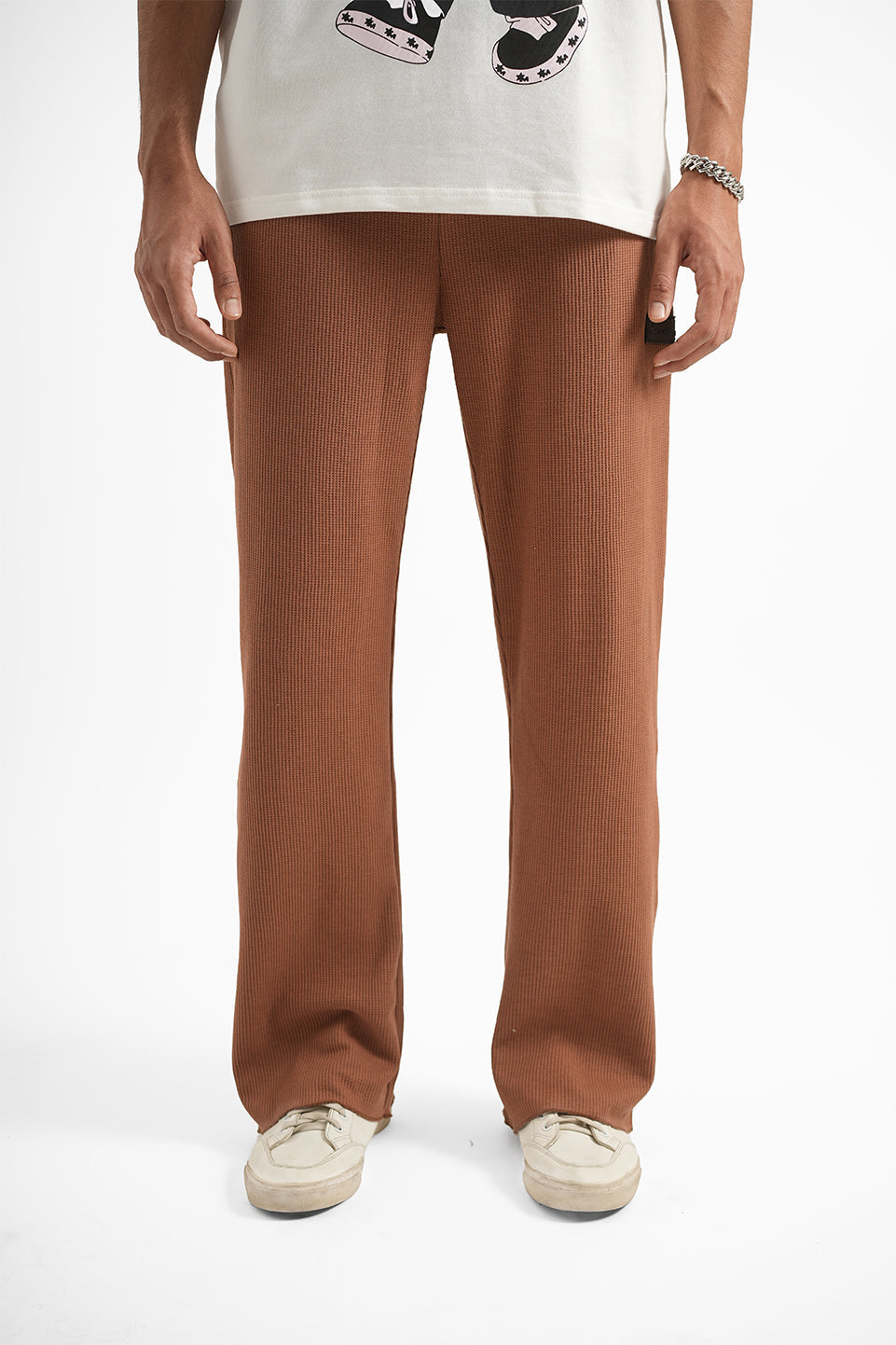 Waffle Rusty Brown Lounge Pants