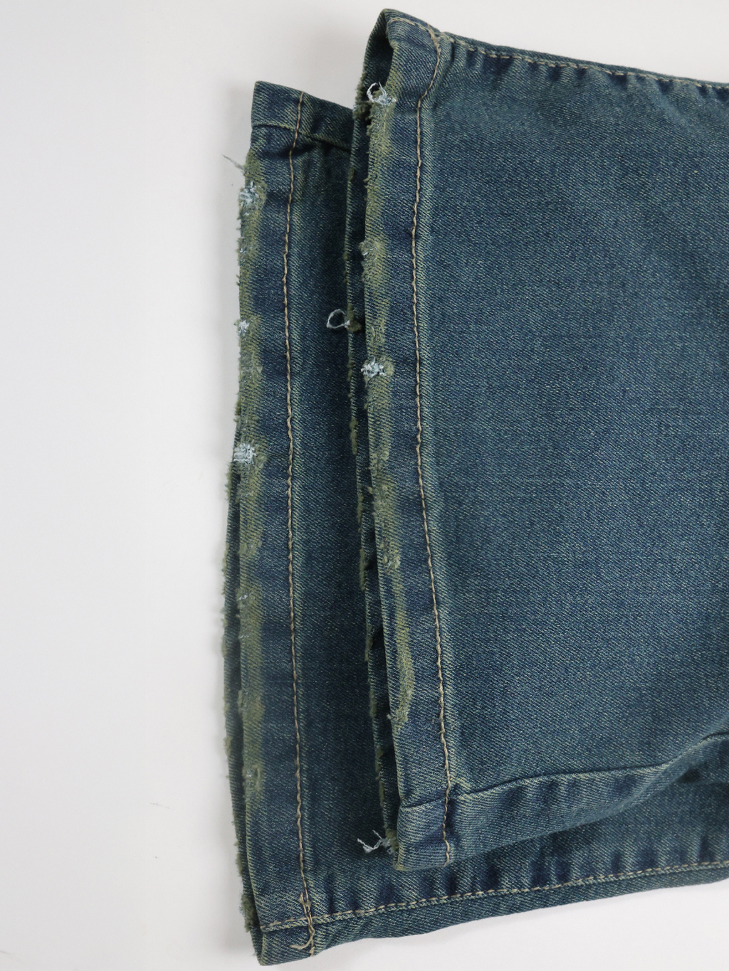 Celestial Green Tinted Y2K Bootcut Jeans Stylish Wodrobe