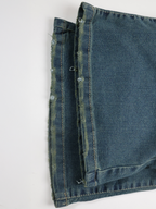 Celestial Green Tinted Y2K Bootcut Jeans Stylish Wodrobe