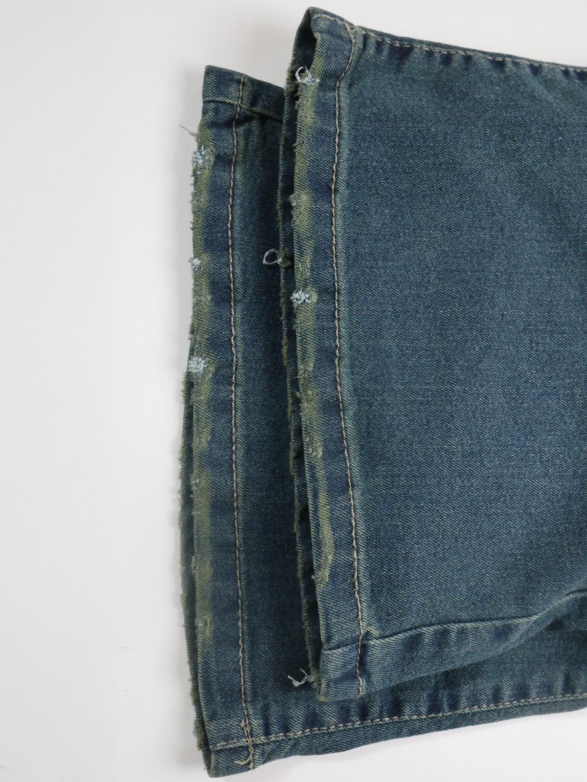 Celestial Green Tinted Y2K Bootcut Jeans Stylish Wodrobe