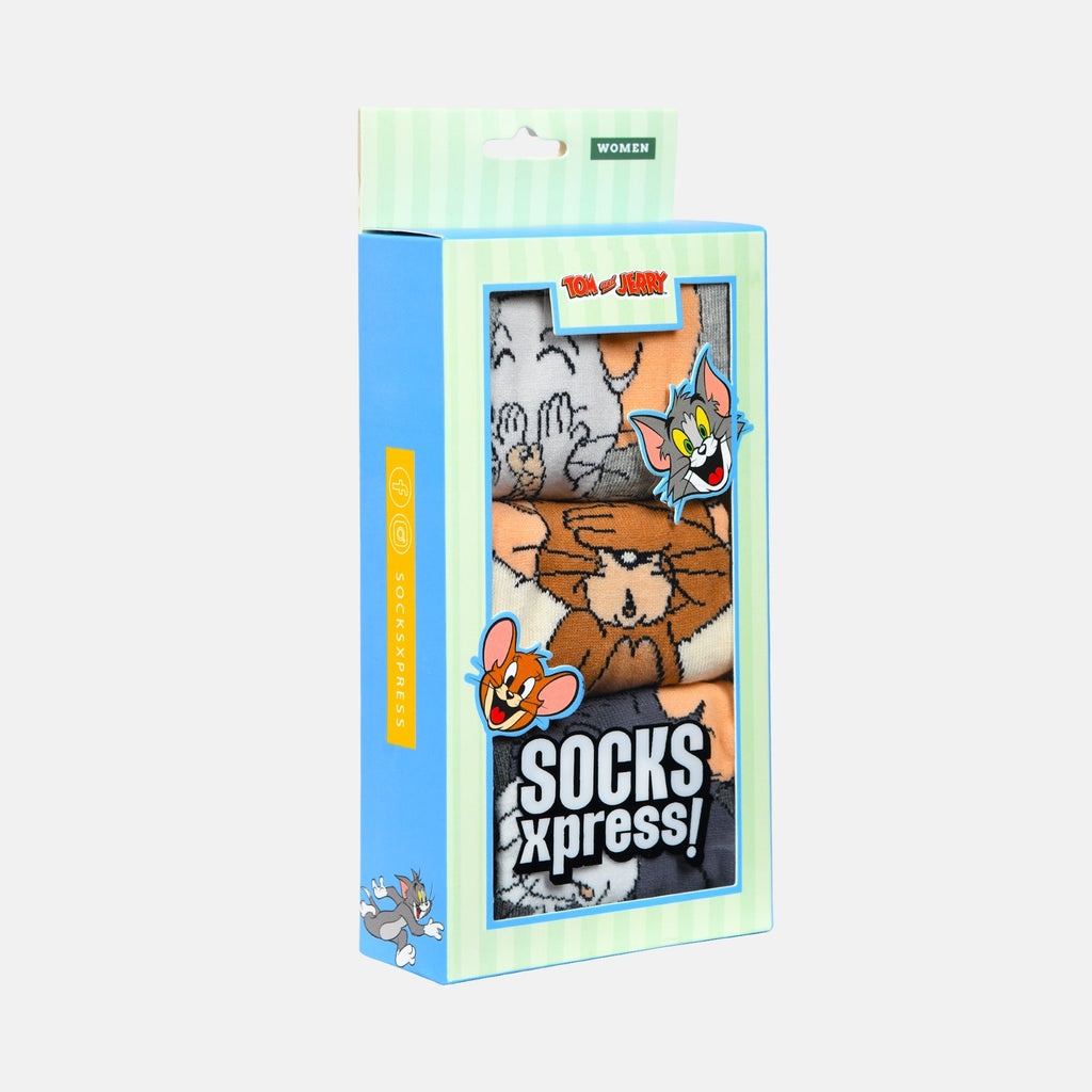 Women’s Tom & Jerry Cartoon Themed Lowcut Socks SocksXpress