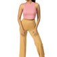 Carbon Straight Pants (Latte Brown)