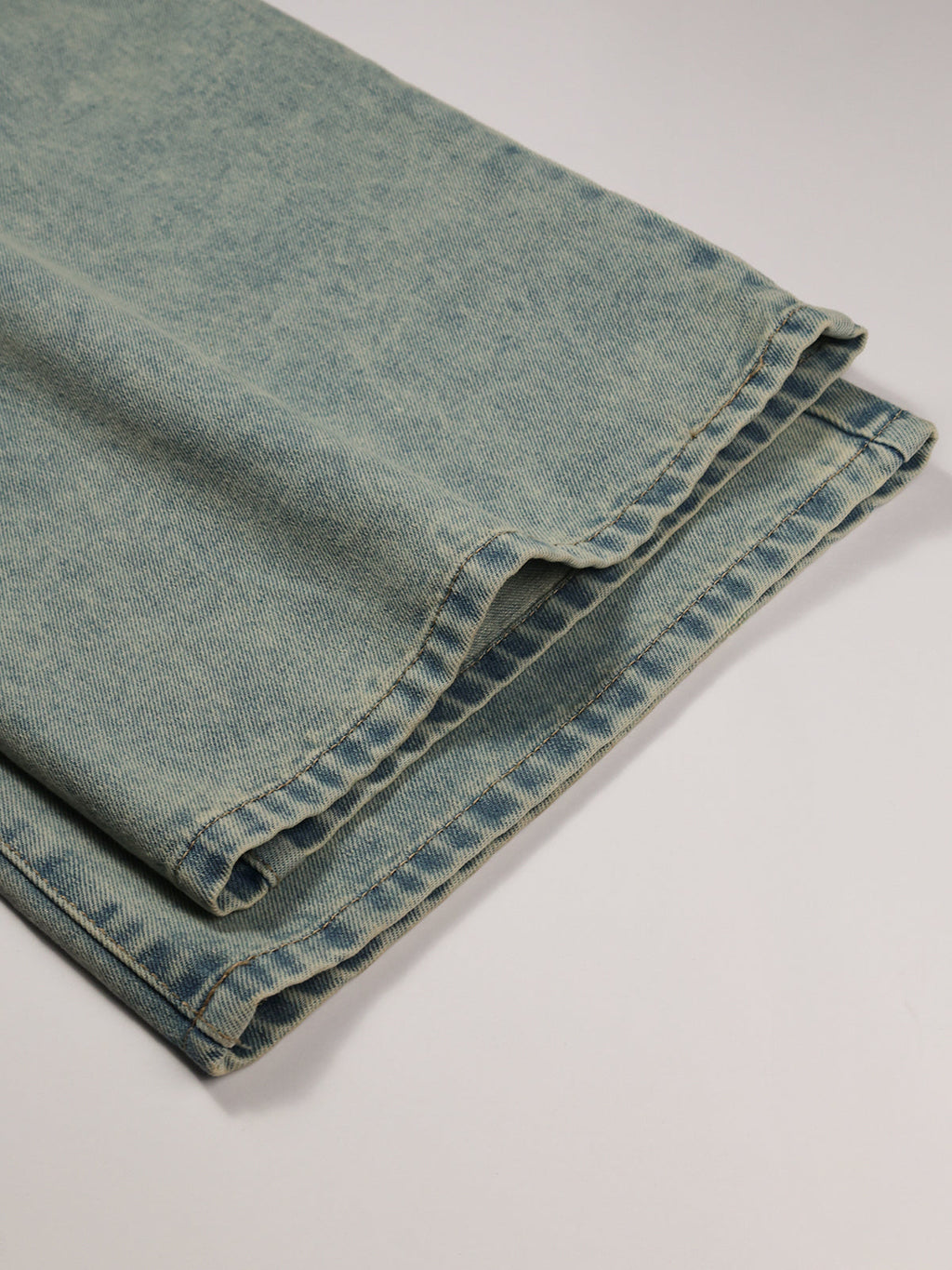 80s Cool Blue Tinted Super Wide Leg Jeans Stylish Wodrobe