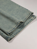 80s Cool Blue Tinted Super Wide Leg Jeans Stylish Wodrobe