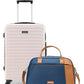 Stark+Verve Combo | Ivory | Medium Hard Luggage with Duffle Bag
