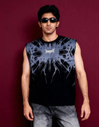 Unisex Oversized Phantom Print Tank Boozee