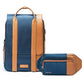 Echo+Flux Combo | Blue | Laptop Backpack with Fanny Pack