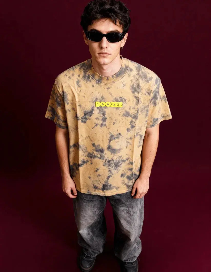 Rust Orange Smoke Oversized T-Shirt Boozee