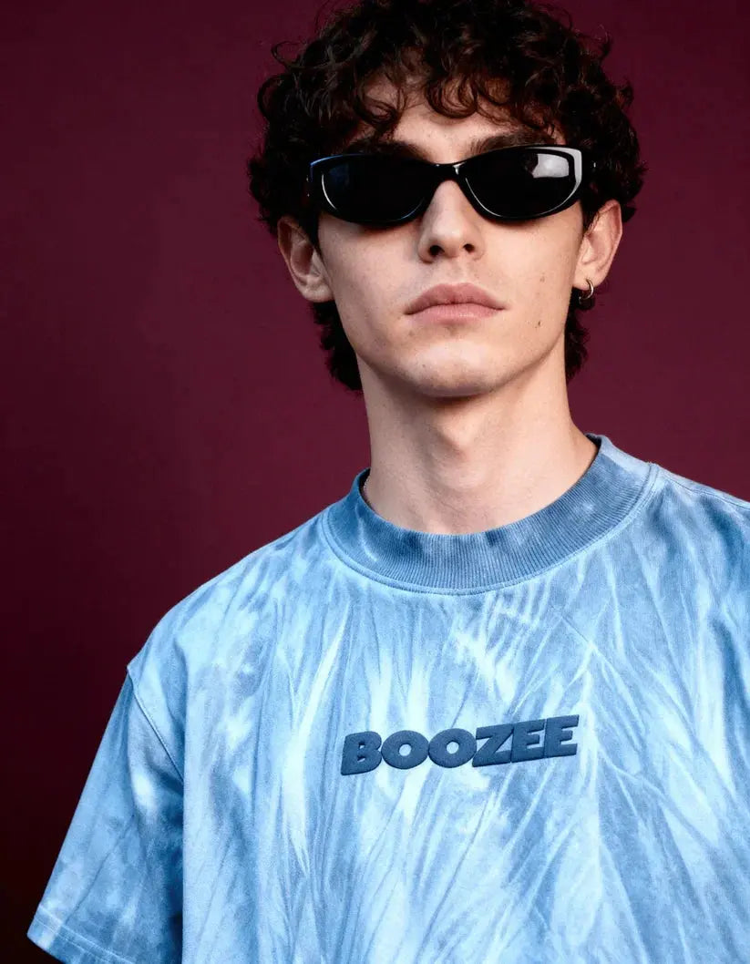 Unisex Blue Ice Dyed T-Shirt Boozee