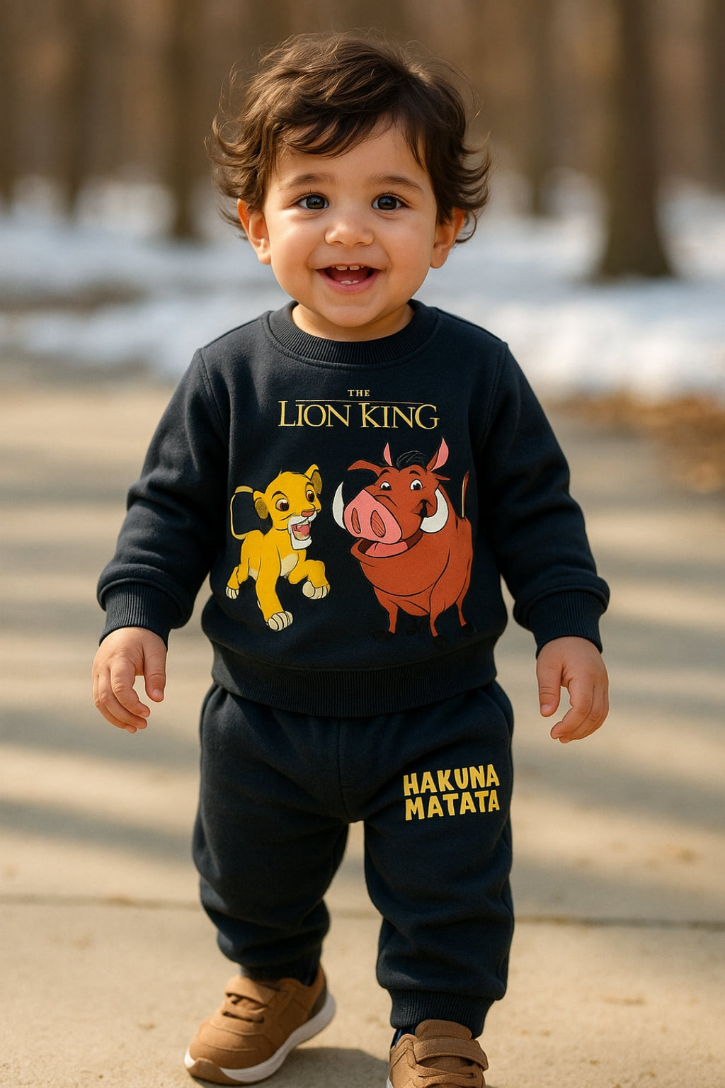 Hakuna Matata Winter Co-Ord Set For Infant Nap Chief