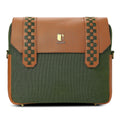 Soul Weave - Olive Green Meadow | Laptop Bag / Messenger Bag