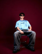 Unisex Blue Ice Dyed T-Shirt Boozee