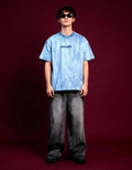 Unisex Blue Ice Dyed T-Shirt Boozee