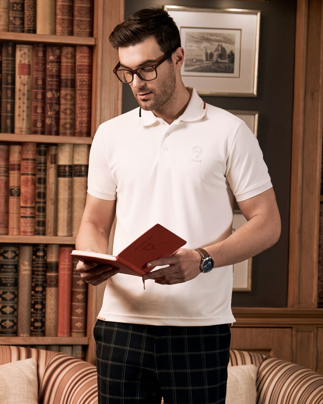 White Premium Polo