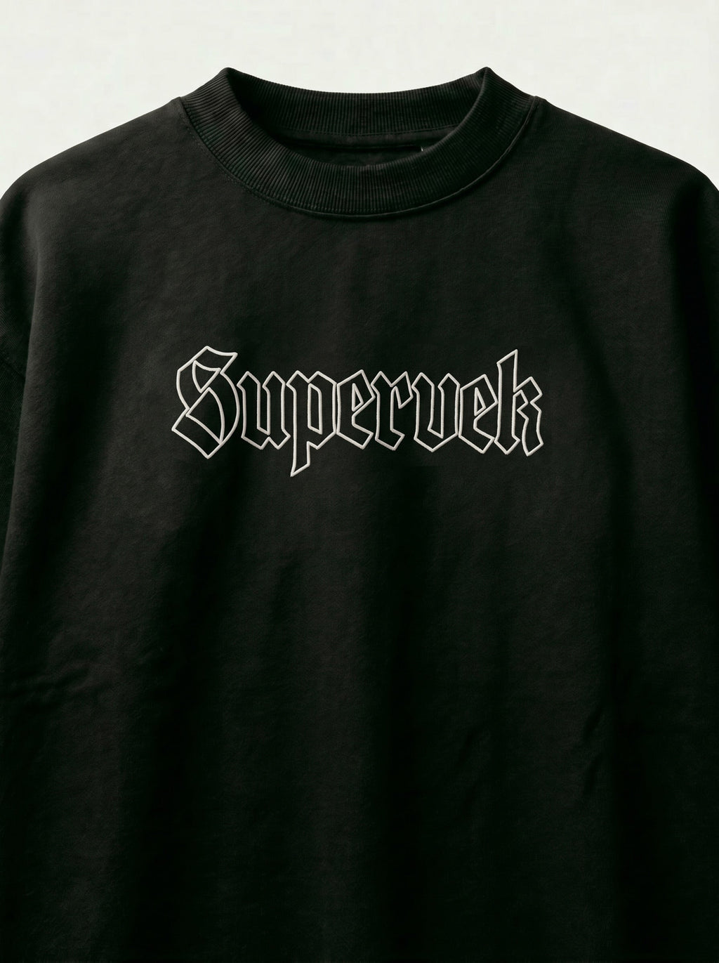 Supervek Black Oversized Tshirt