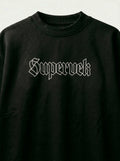Supervek Black Oversized Tshirt