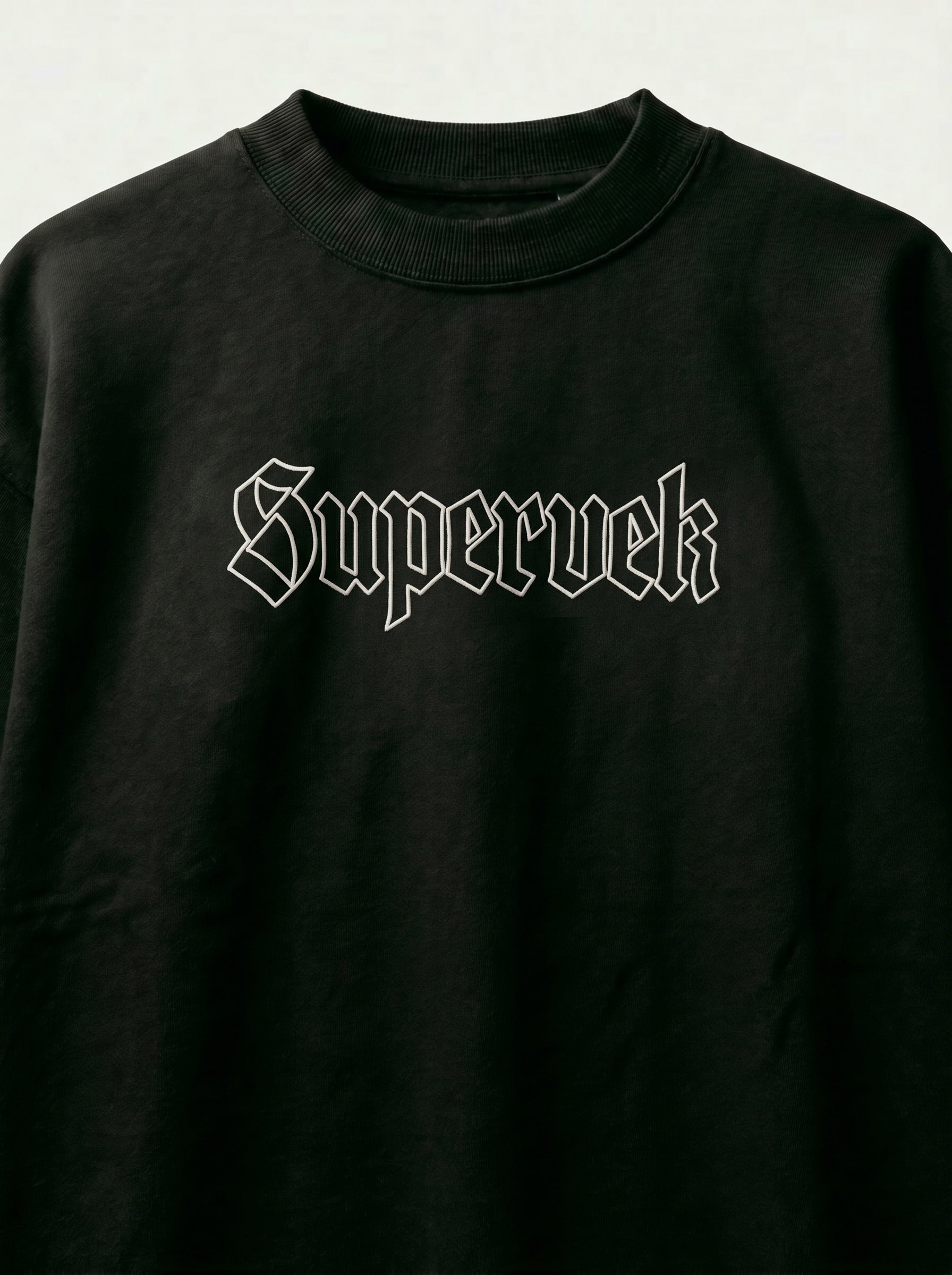 Supervek Black Oversized Tshirt