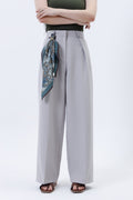 Pleated Parallel Trousers