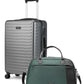 Stark+Verve Combo | Grey | Medium Hard Luggage with Duffle Bag