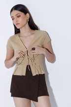 Waisted Tie-Up Top