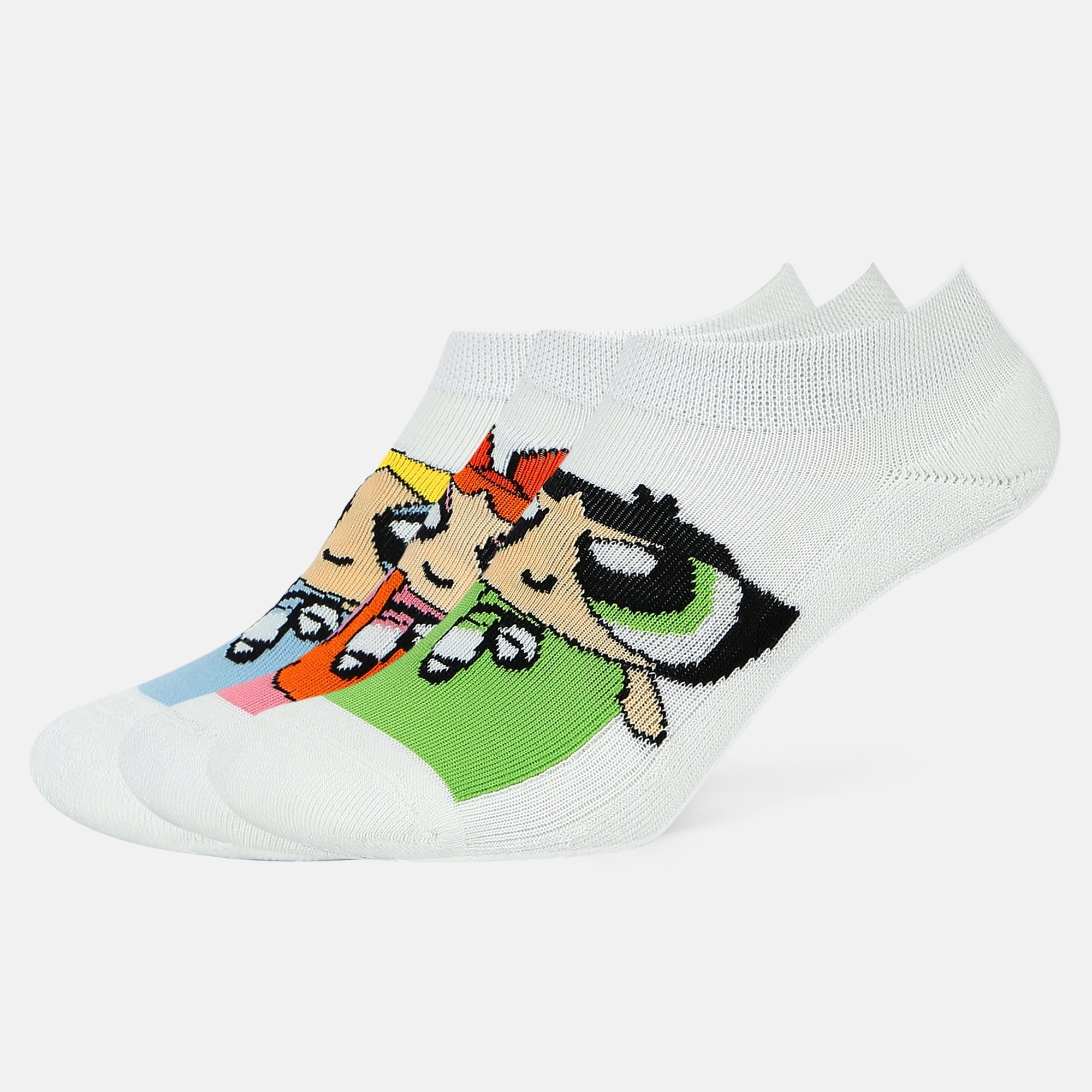Women’s Powerpuff Girls Themed Ankle Socks SocksXpress