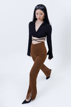 Flare Trousers With Vents