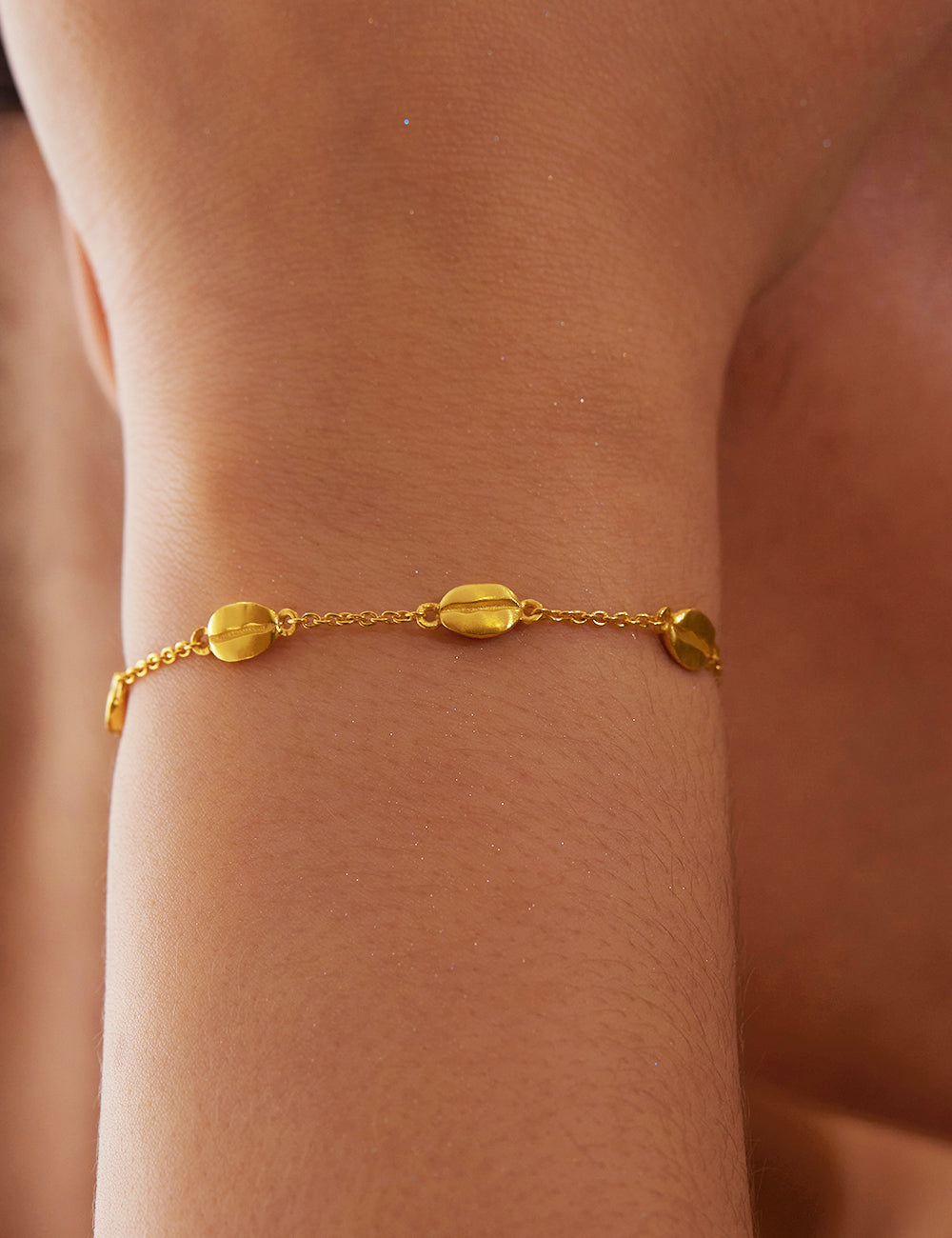 Golden Bean Bracelet