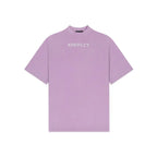 Unisex Round Neck Embroidered Lavender T-Shirt Kreflct