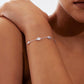 Silver Bean Bracelet