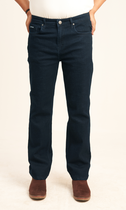 Black Denim Bootcut Aachari