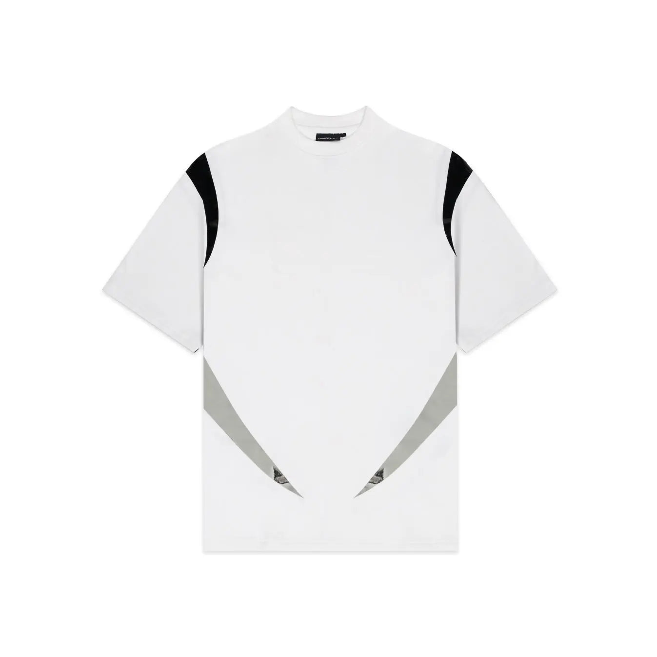 Unisex White Round Neck Rager T-Shirt Kreflct