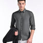 Conquest Ash Grey Linen Blend Shirt