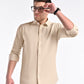 Beige Cotton Linen Shirt