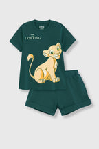 Lion King Girls Shorts set Nap Chief