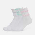 Women’s Frilled High Ankle Socks SocksXpress