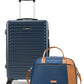 Stark+Verve Combo | Blue | Medium Hard Luggage with Duffle Bag
