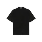 Unisex Suede Sleeves Black T-Shirt Kreflct