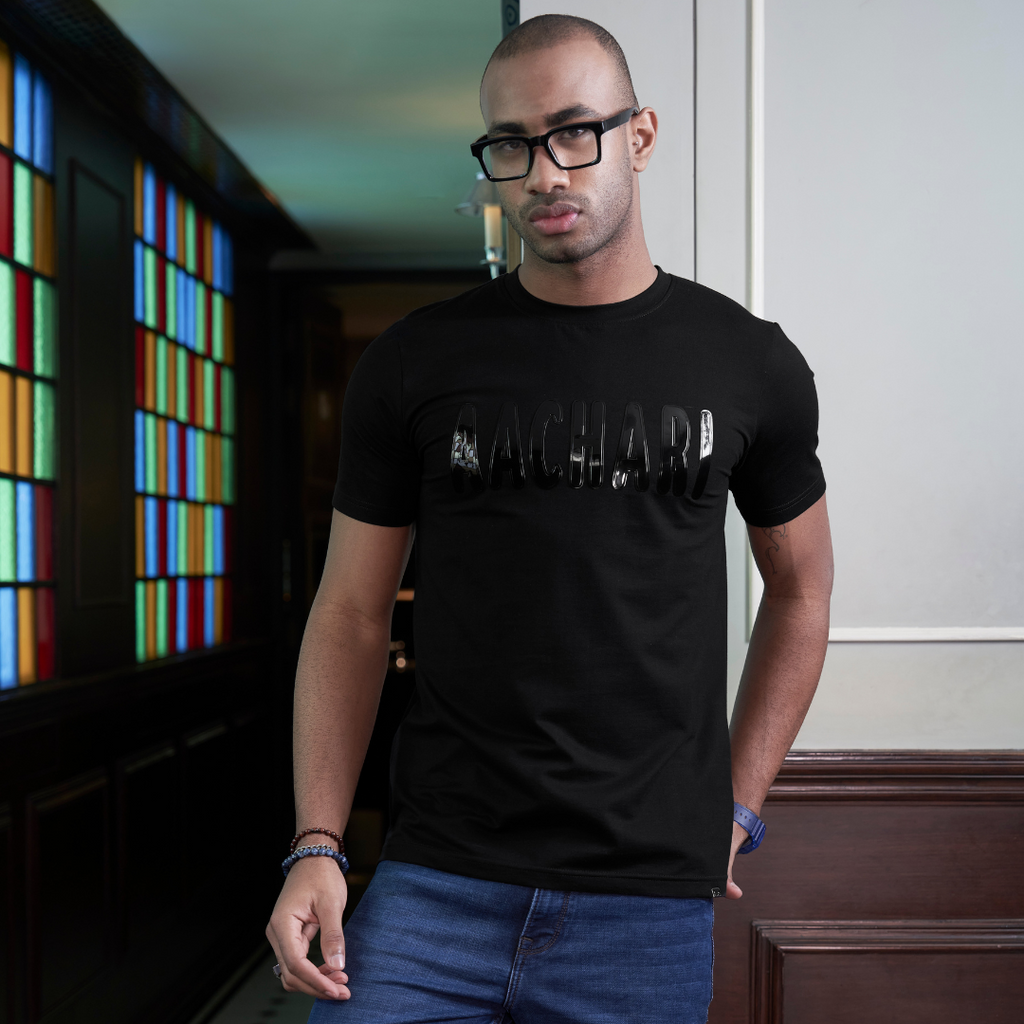Exclusive Black T-shirt Aachari