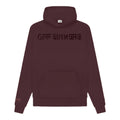 Acid Wash Raven Born Embroidered Brown Hoodie Off Sinners