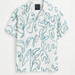 Blue Wave Cuban Collar Shirt