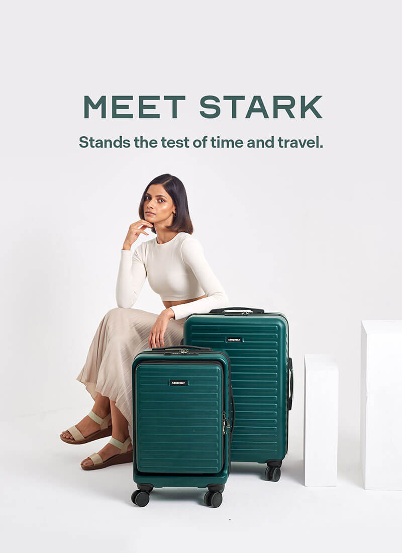 StarkPro Combo | Green | CabinPro+Medium Hard Luggage