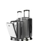 StarkPro Combo | Grey/White | CabinPro+Medium Hard Luggage